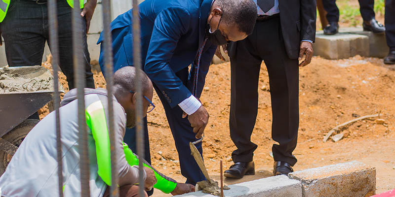 Audit Service Lays Block To Begin Constructions Of 19 Offices