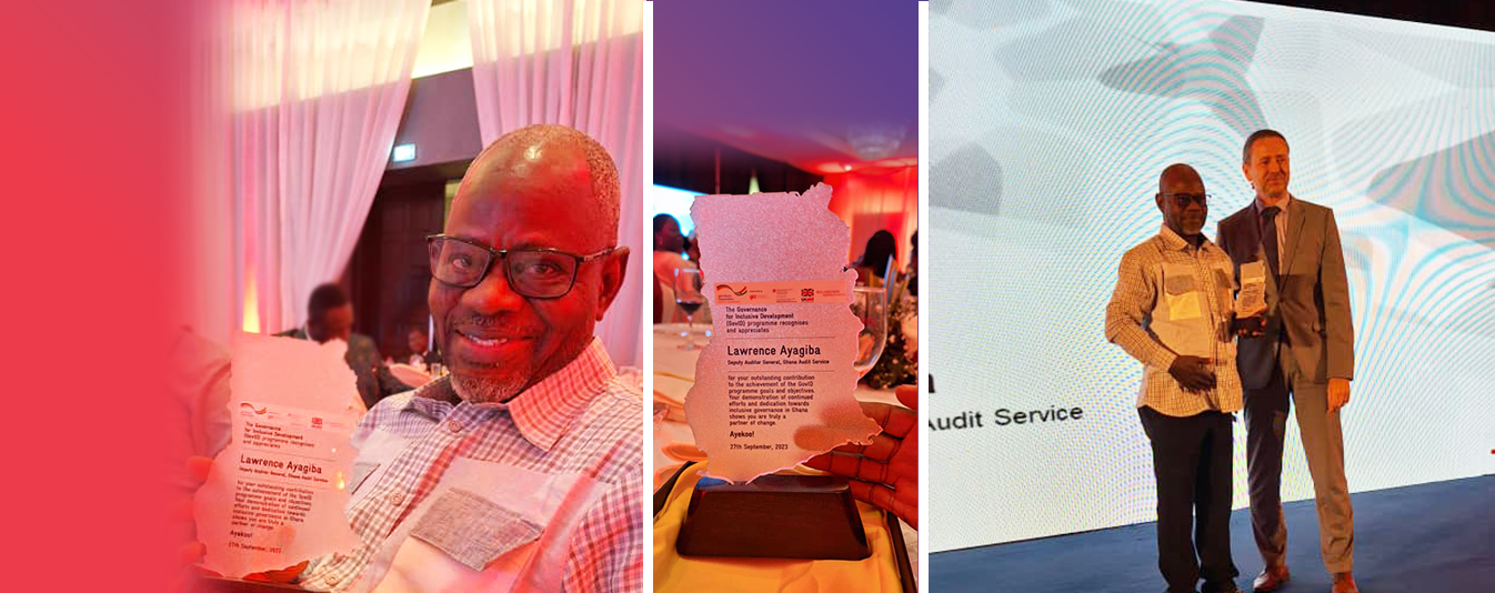 Audit Service triumphs once more: Lawrence Ayagiba named Change Agent winner of the GIZ Award