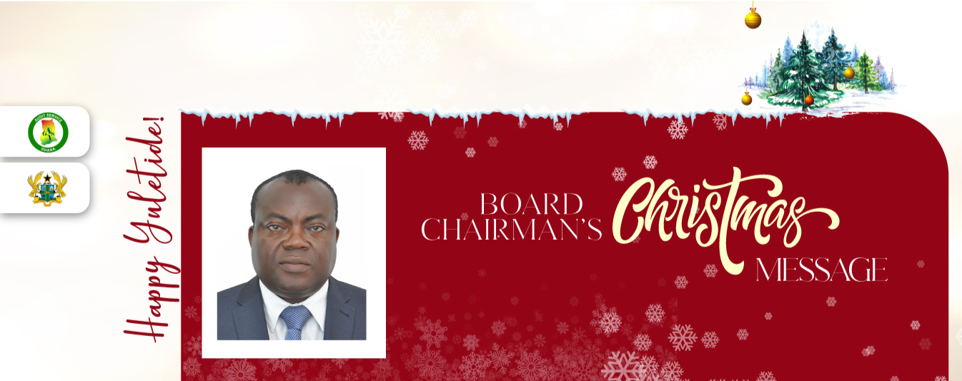 Christmas Message from the Board Chairman of Audit Service to all Staff