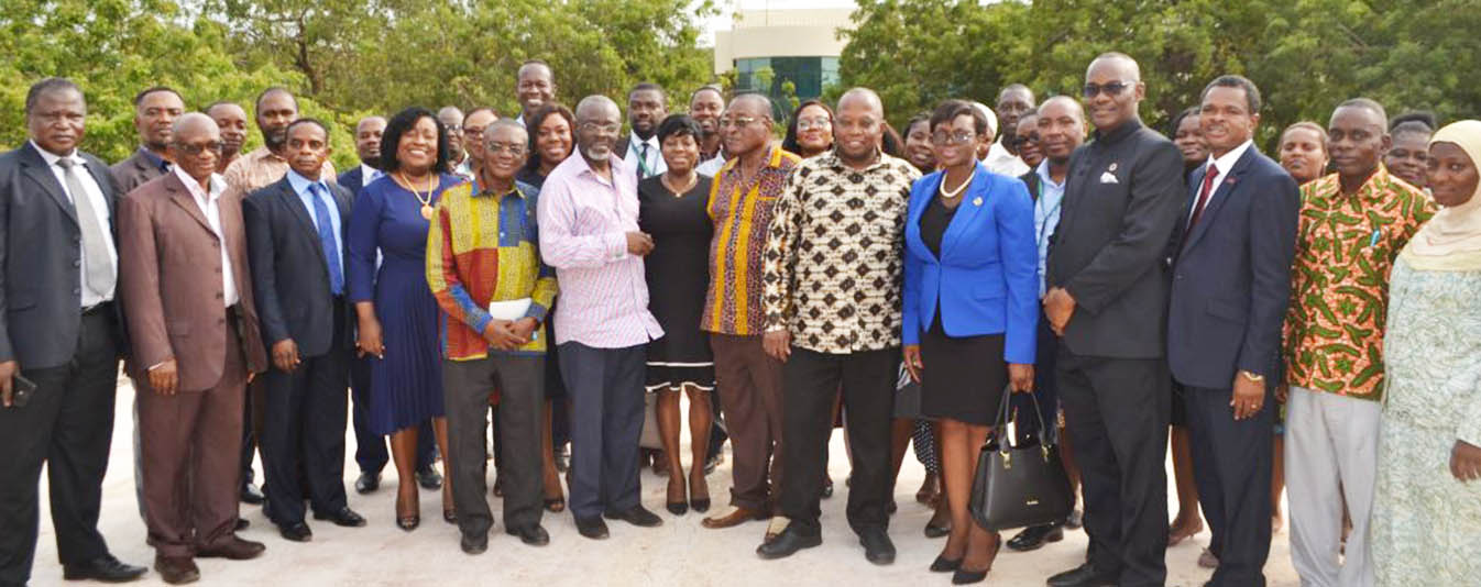 Ghana Audit Service Board and Management visit Dodowa, Tema Staff